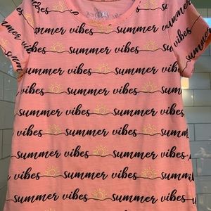 Girls Justice Graphic T (Summer Vibes)